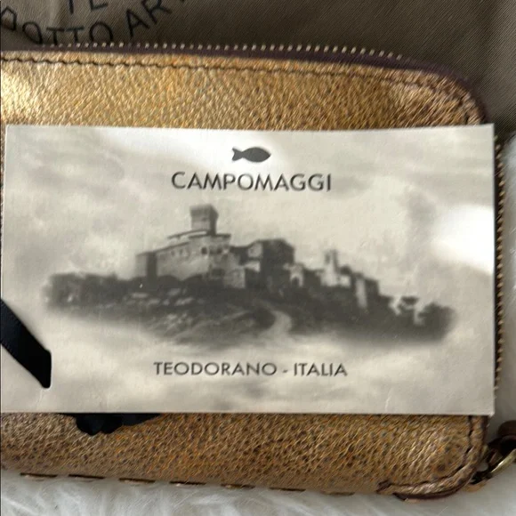 Campomaggi Gold Leather Wallet - Picture 3 of 7